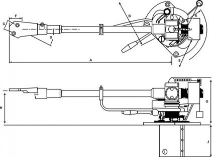 Тонарм SME M2-9