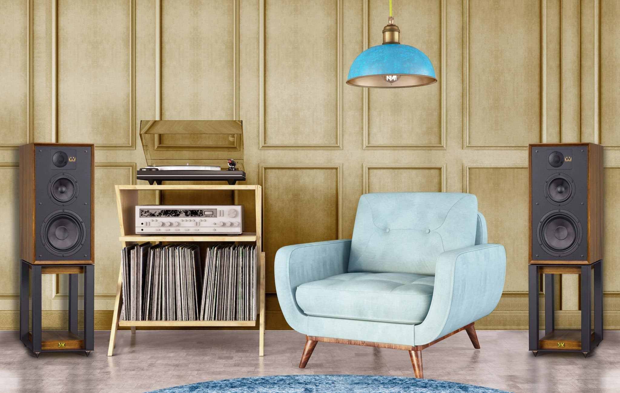 Полочная акустика Wharfedale 85th Anniversary Linton with stands Antique Walnut