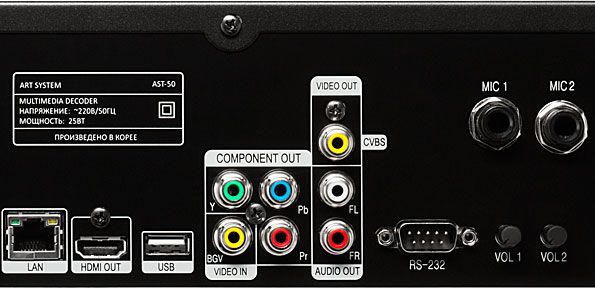 КАРАОКЕ СИСТЕМА AST-50