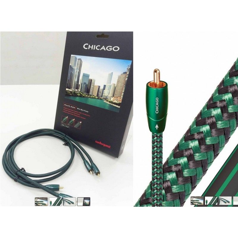 Кабель межблочный AudioQuest Chicago (RCA-RCA) 0.75 м
