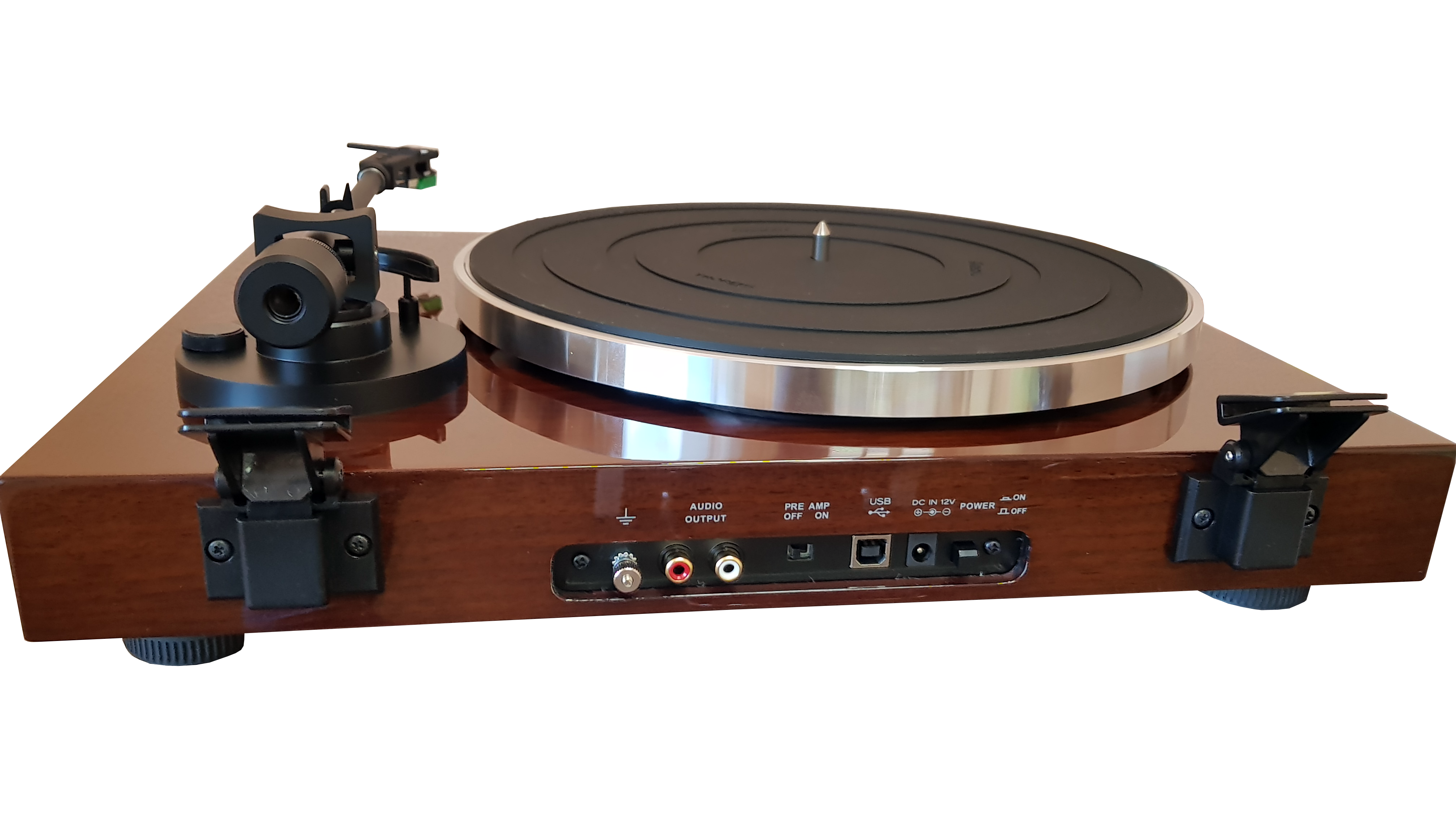 Thorens TD 202 (AT95E) high gloss walnut