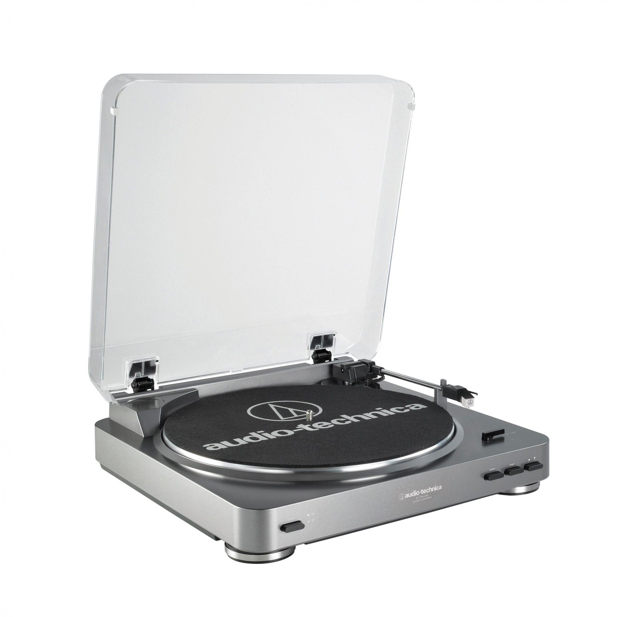 Виниловый проигрыватель Audio-Technica AT-LP60X USB gun metal
