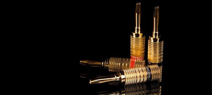 Разъем NorStone Banana Plugs gold
