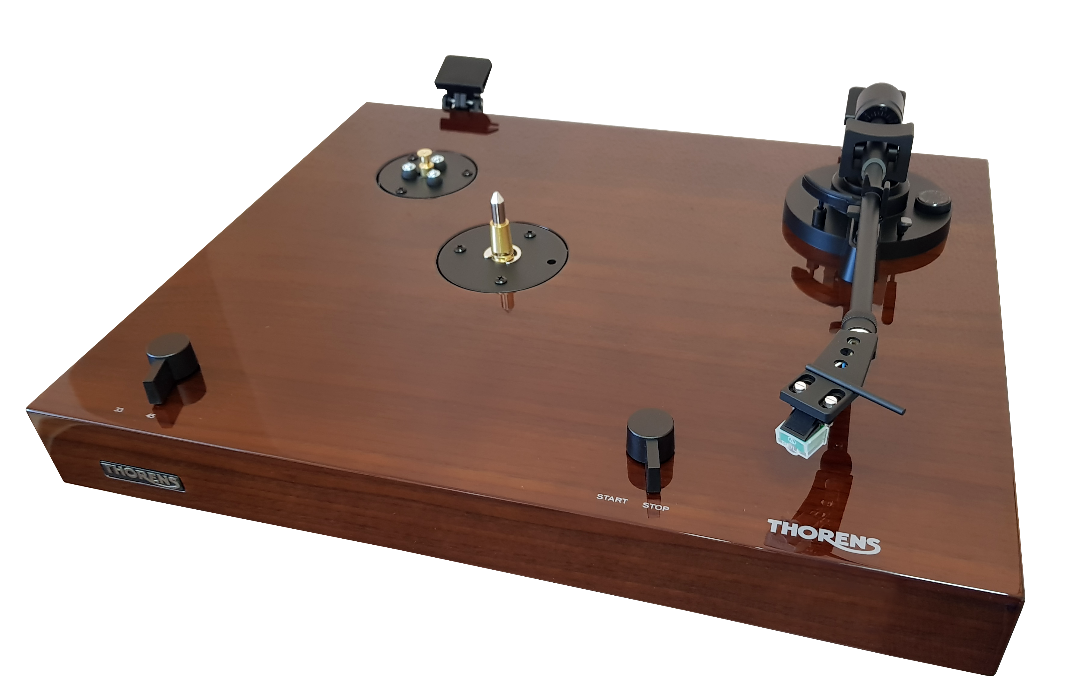 Thorens TD 202 (AT95E) high gloss walnut