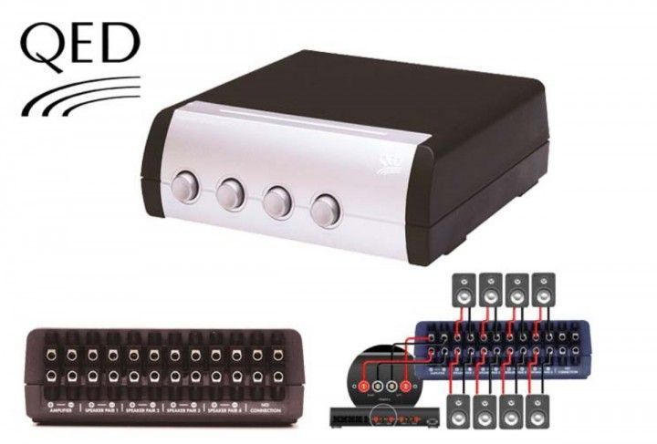 Аудио коммутатор QED (A-SS40) 4 way Speaker Switch