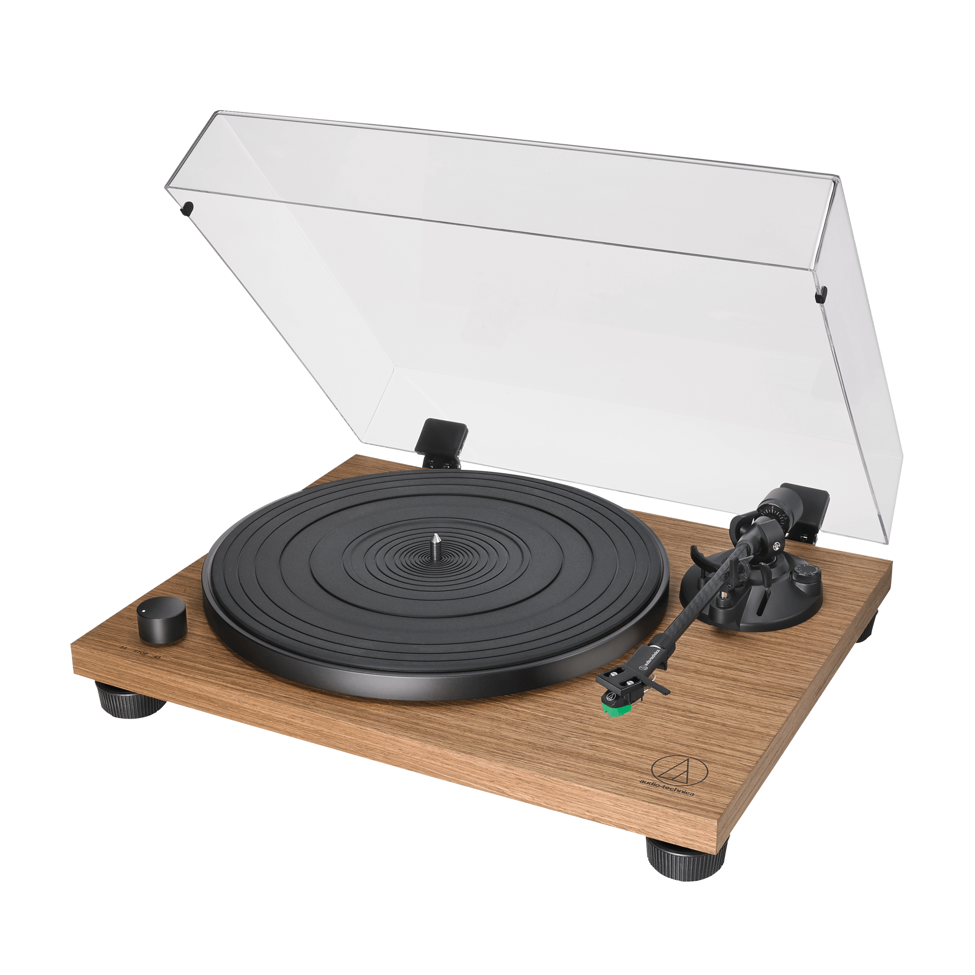 Виниловый проигрыватель Audio-Technica AT-LPW40 walnut