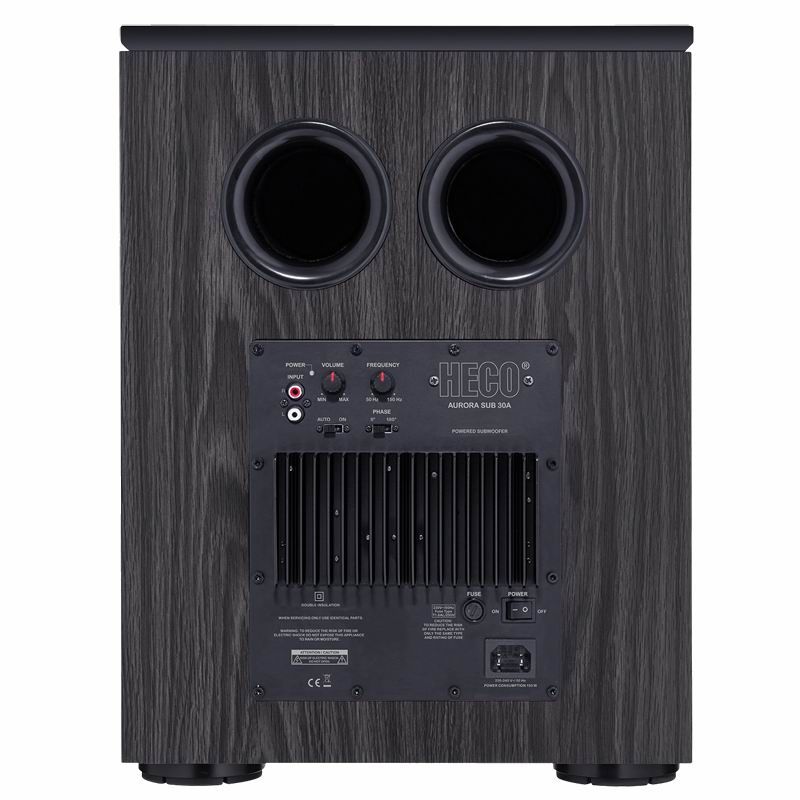 Сабвуфер Heco Aurora sub 30A Ebony Black