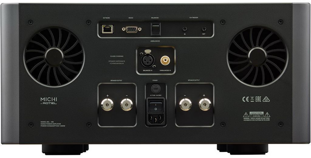 Усилитель мощности Michi M8 black