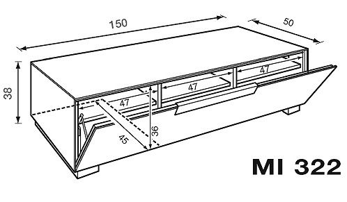 Тумба под ТВ MUNARI MI322