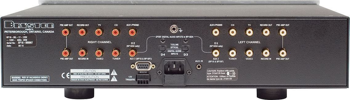 Предусилитель Bryston BP-16 black