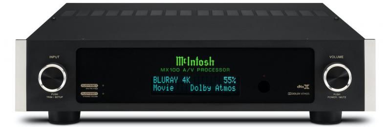 AV-процессор McIntosh MX100: поддержка 4K и HDR в конфигурации 11.2 или 7.2.4 исключительно с балансными выходами