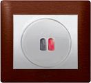 Розетка для акустических систем Legrand Galea Life Mahogany