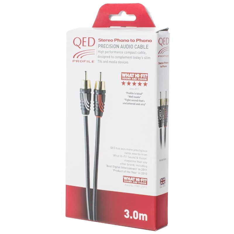 Межблочный кабель QED (QE5031) Profile Audio 3.0m