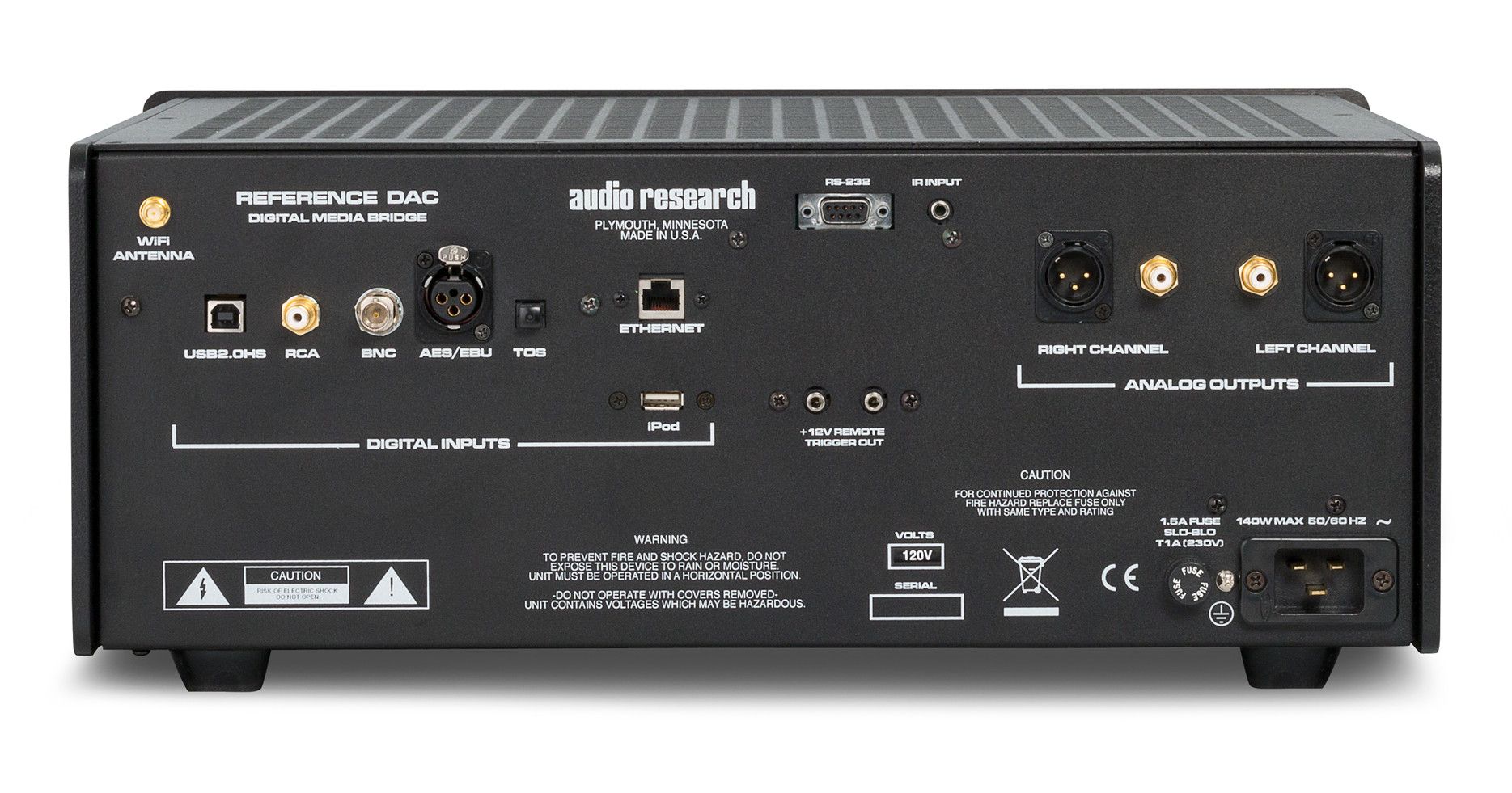 Цифро-аналоговый преобразователь AUDIO RESEARCH REFERENCE DAC BLACK