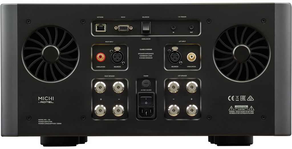 Усилитель мощности Michi S5 black