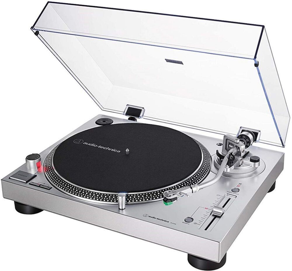 Виниловый проигрыватель Audio-Technica AT-LP120X USB SILVER