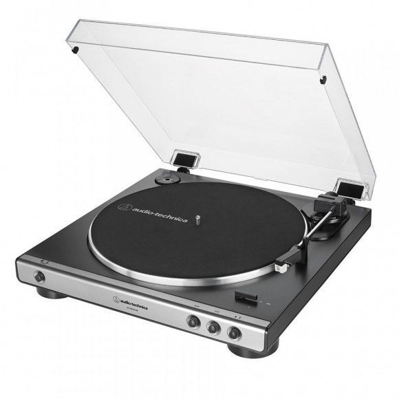 Виниловый проигрыватель Audio-Technica AT-LP60X USB gun metal