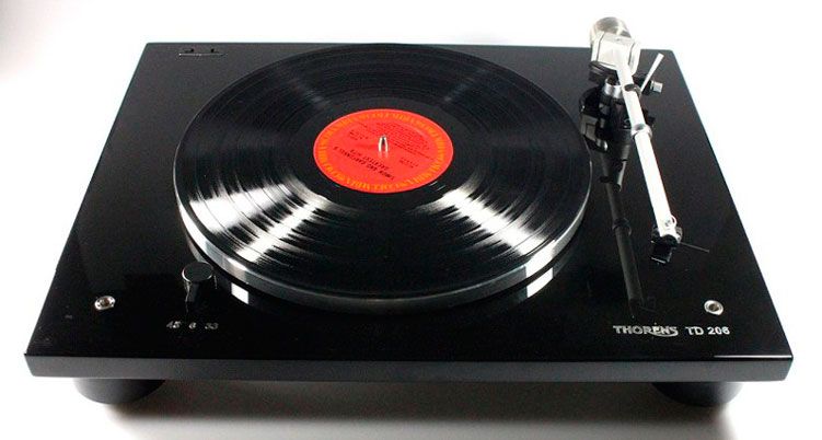 Проигрыватель винила THORENS TD-206 HIGHGLOSS BLACK