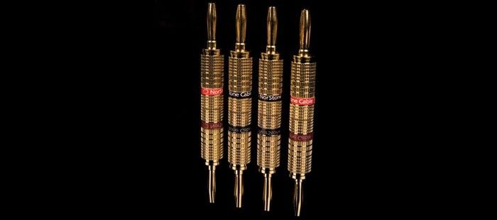 Разъем NorStone Banana Plugs gold