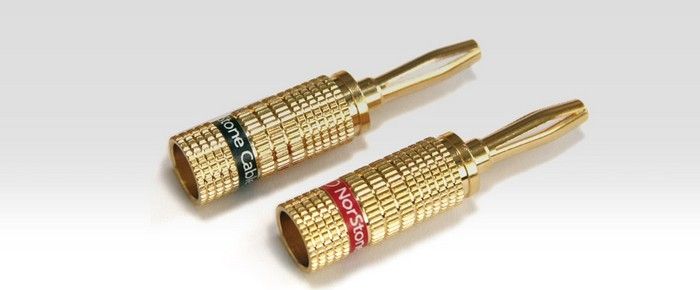 Разъем NorStone Banana Plugs gold
