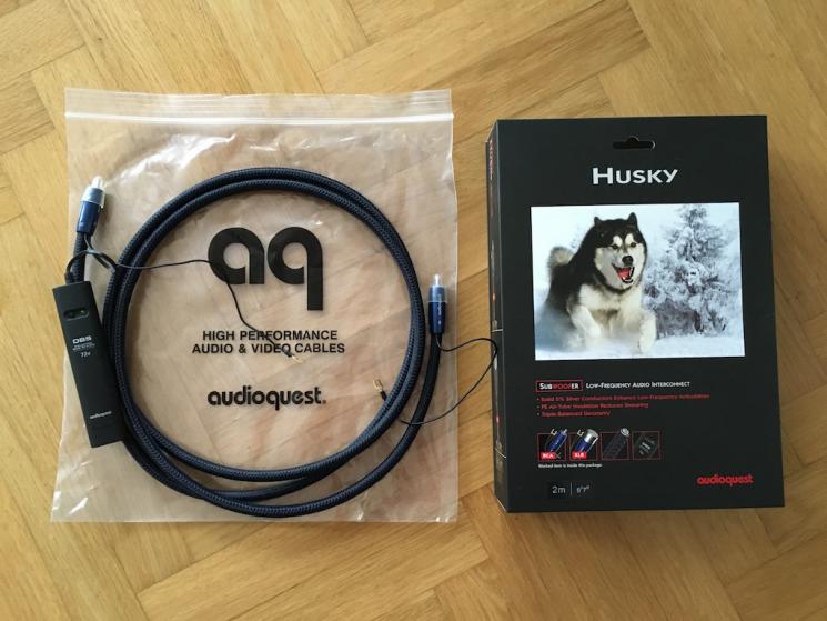 Кабель сабвуферный AudioQuest Husky RCA-RCA Braid (2.0 м)