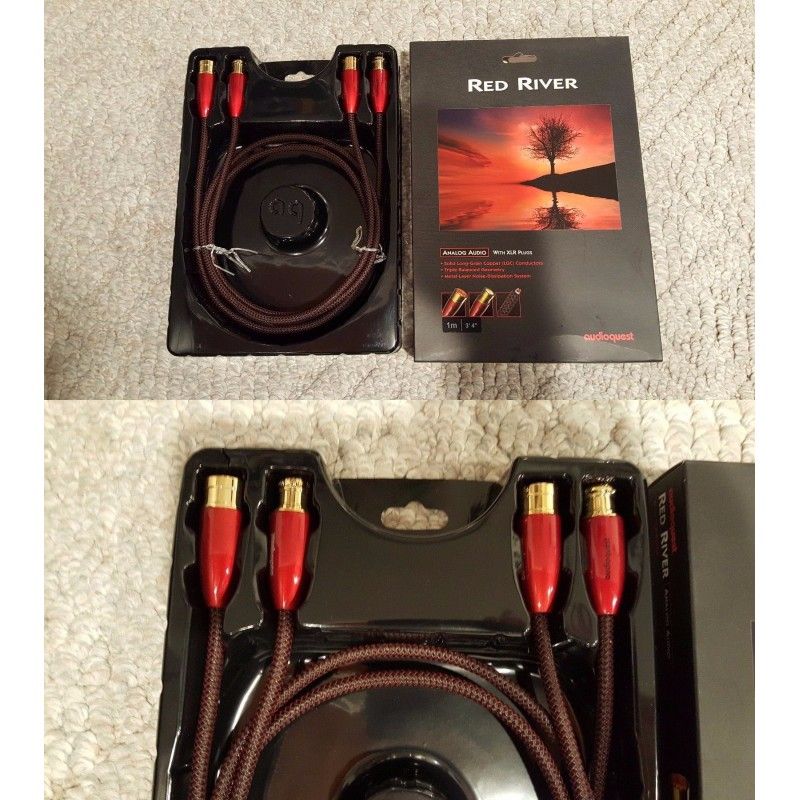 Кабель межблочный Audioquest Red River (XLR-XLR) 0,5 м