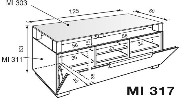 Тумба под ТВ MUNARI MI317