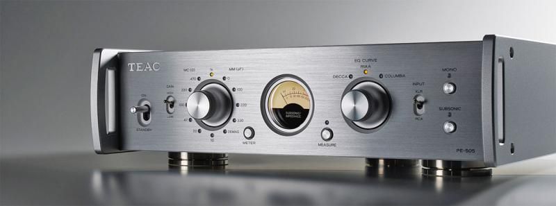 TEAC PE- 505  – ПОЛНОСТЬЮ БАЛАНСНЫЙ ПРЕДУСИЛИТЕЛЬ-ФОНОКОРРЕКТОР
