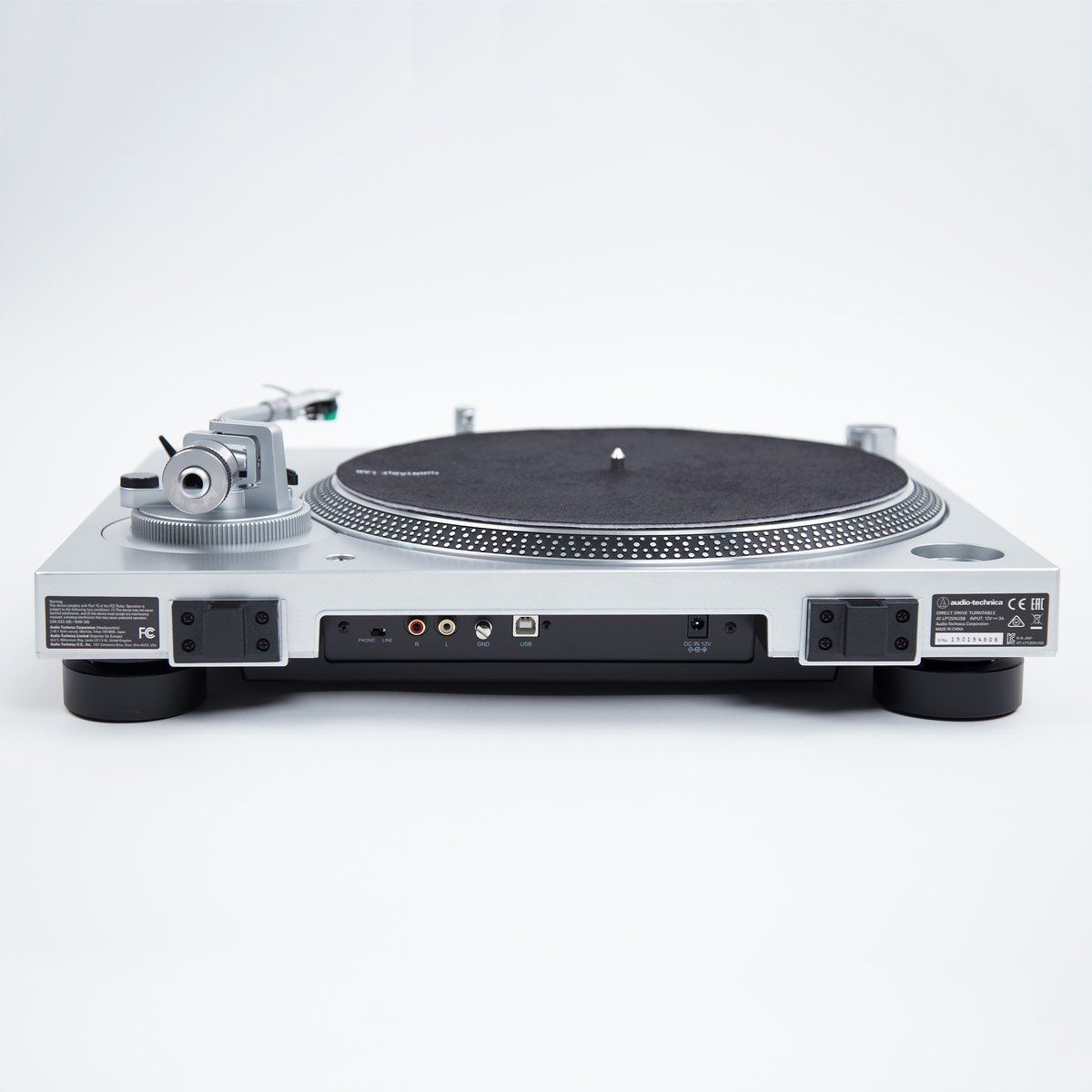 Виниловый проигрыватель Audio-Technica AT-LP120X USB SILVER