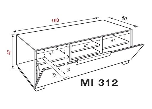Тумба под ТВ MUNARI MI312