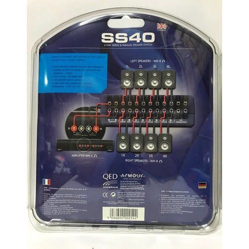 Аудио коммутатор QED (A-SS40) 4 way Speaker Switch