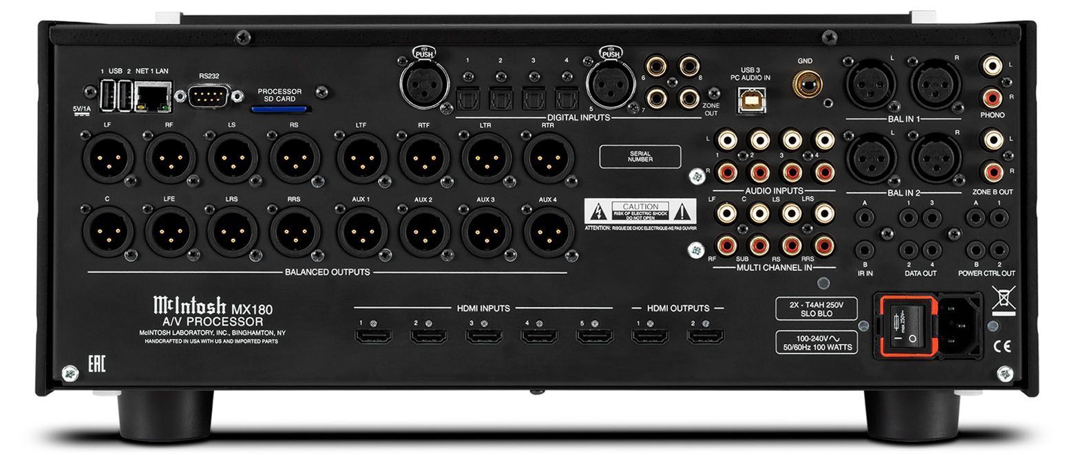AV-процессор McIntosh MX180
