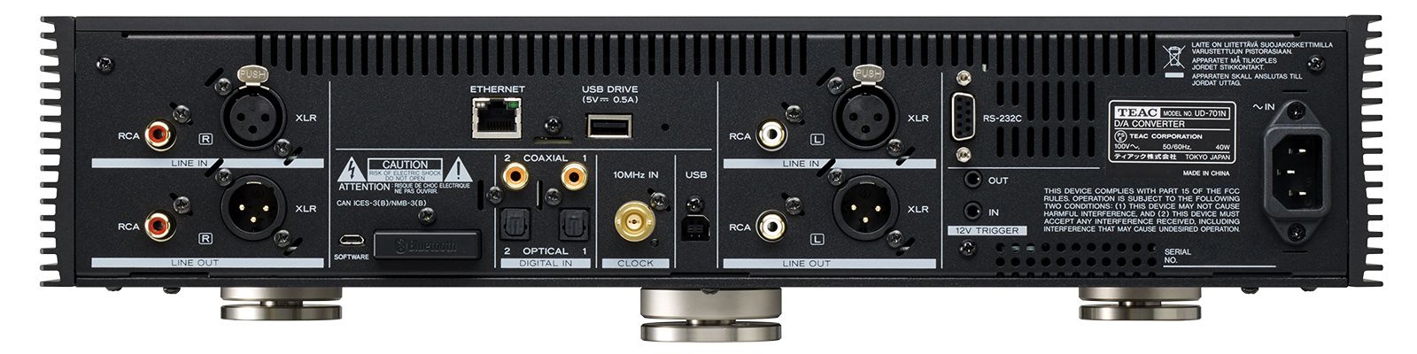 DSD ЦАП/пред.усилитель/сетевой плеер TEAC UD-701 black