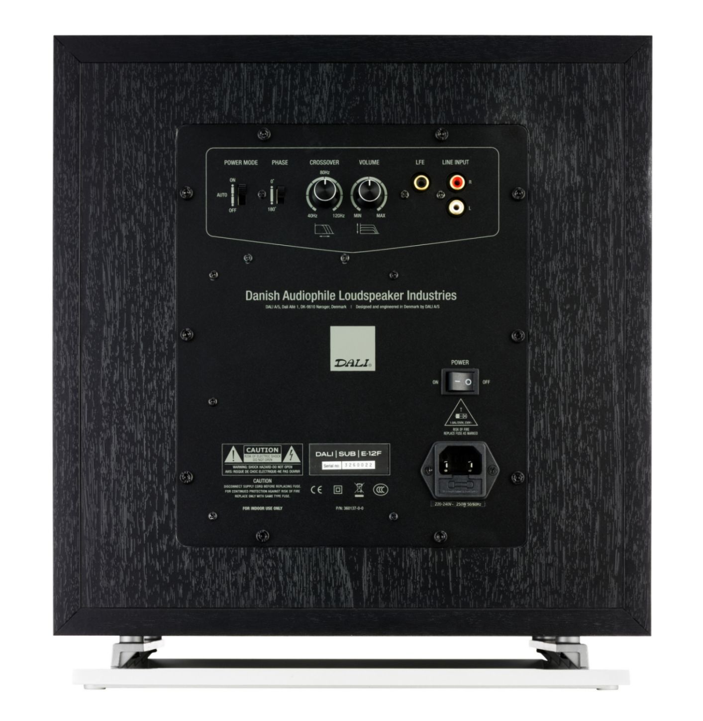 Сабвуфер Dali SUB E-12 F black ash