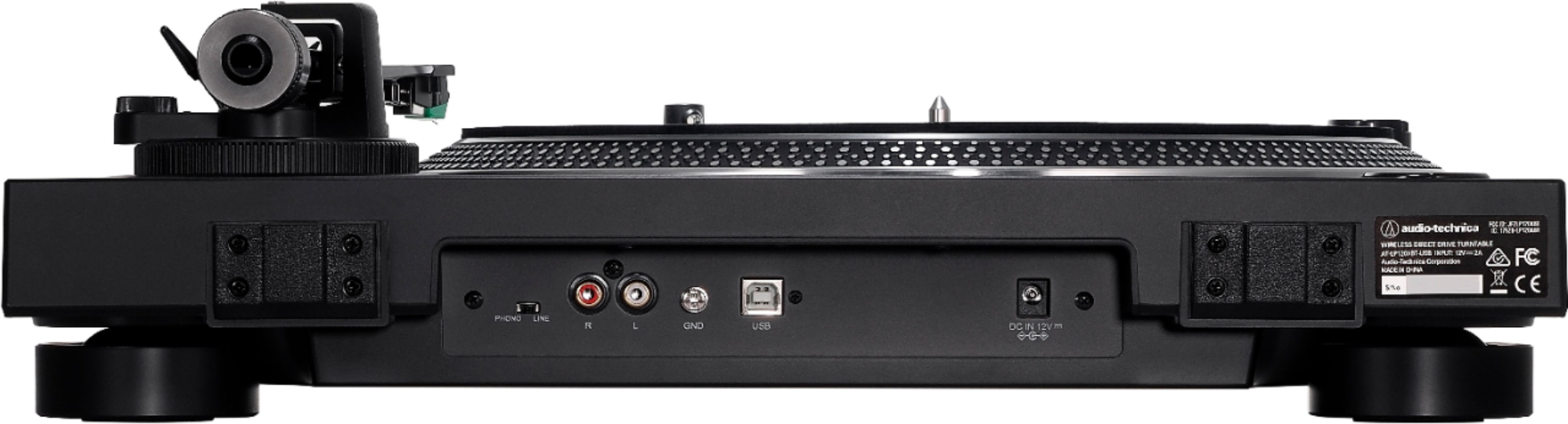Виниловый проигрыватель Audio-Technica AT-LP120XBT black