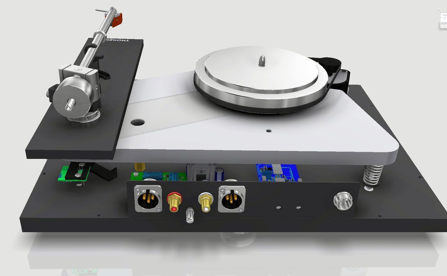 Проигрыватель винила Thorens TD 1601 walnut