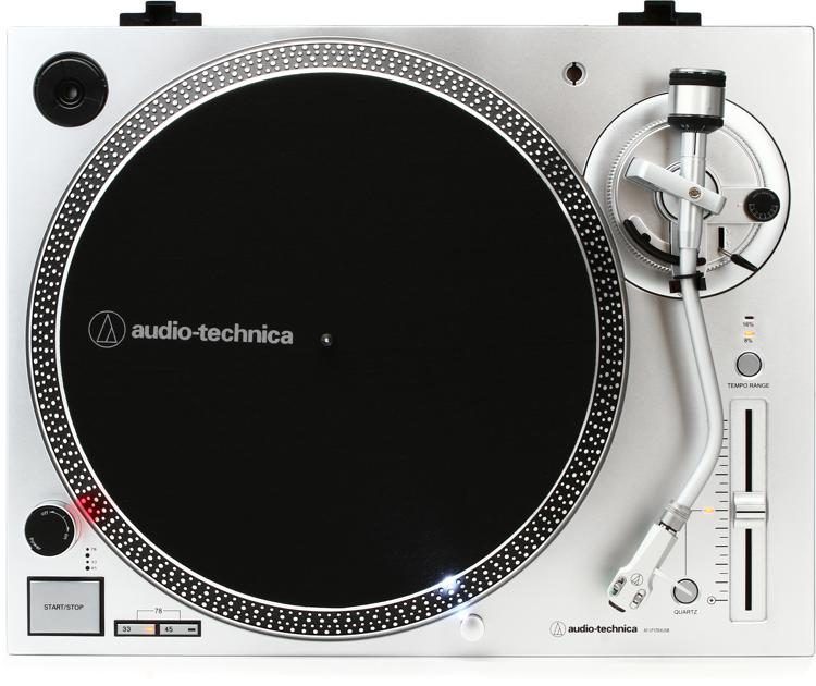 Виниловый проигрыватель Audio-Technica AT-LP120X USB SILVER