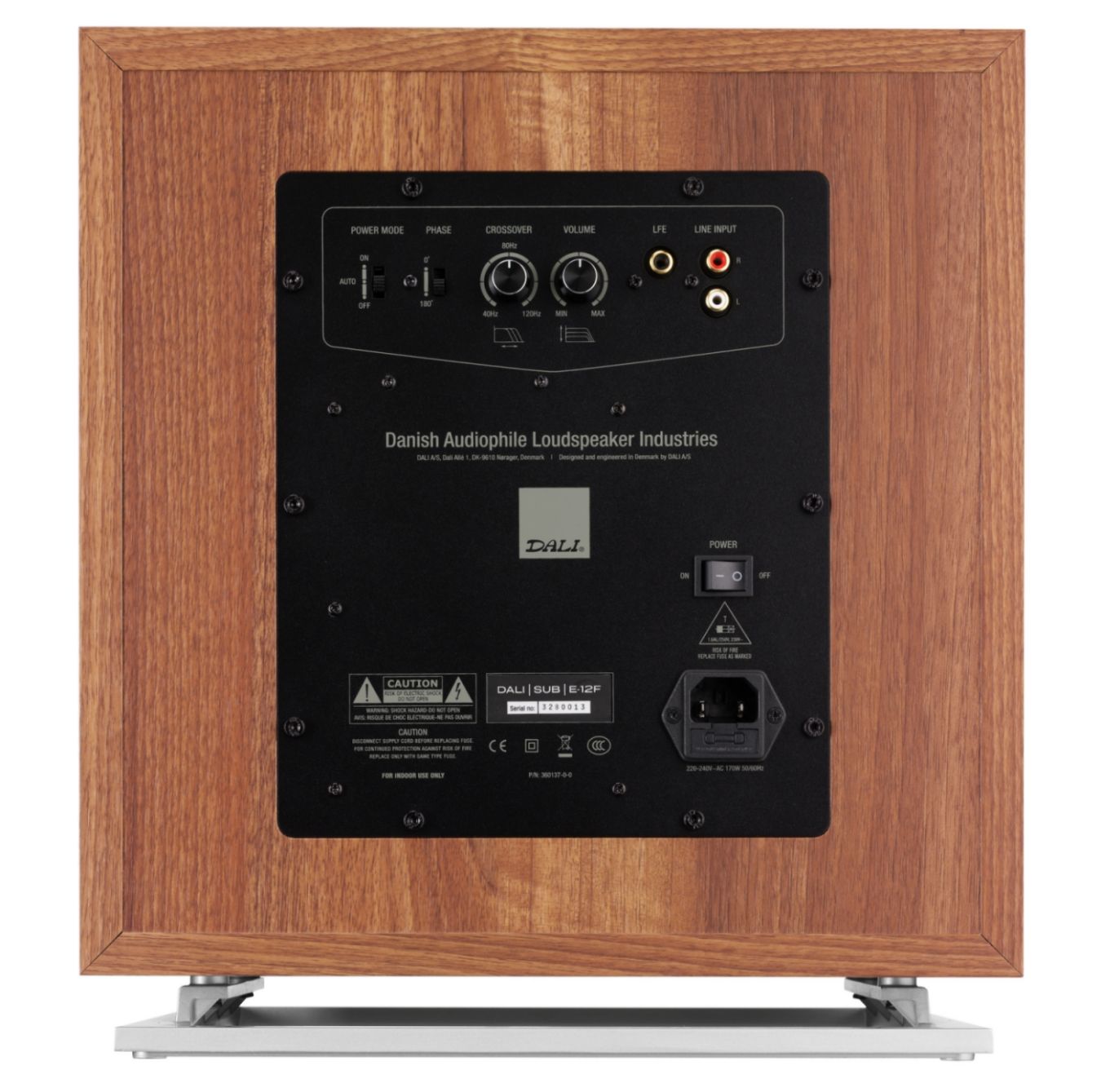 Сабвуфер Dali SUB E-12 F light walnut