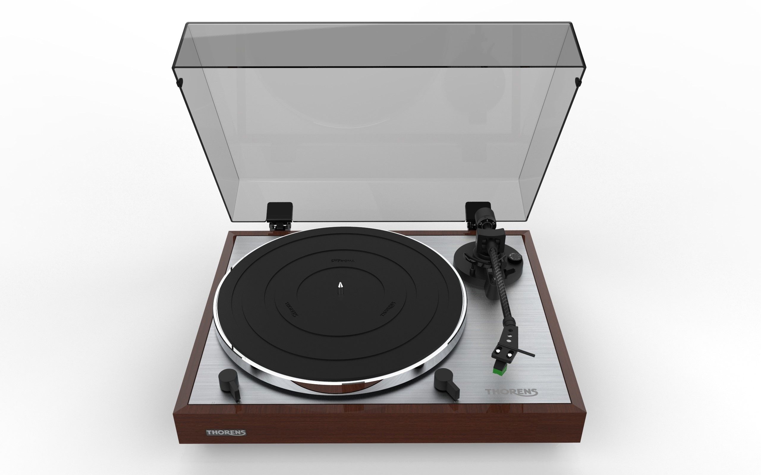 Проигрыватель винила Thorens TD 402 DD highgloss walnut