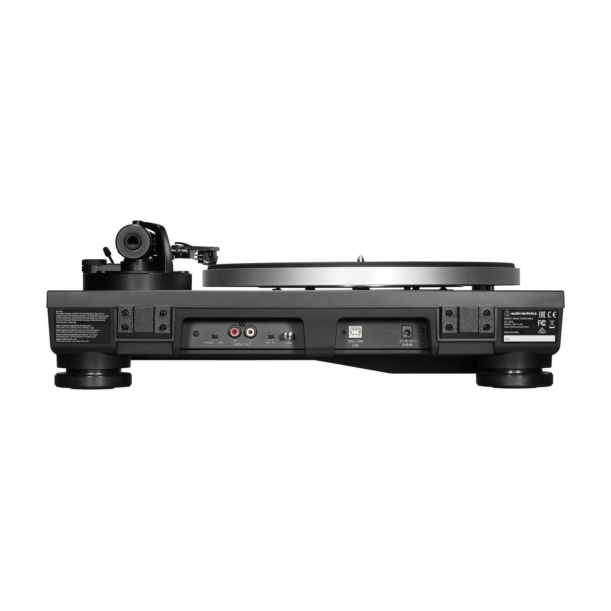 Виниловый проигрыватель Audio-Technica AT-LP5x black