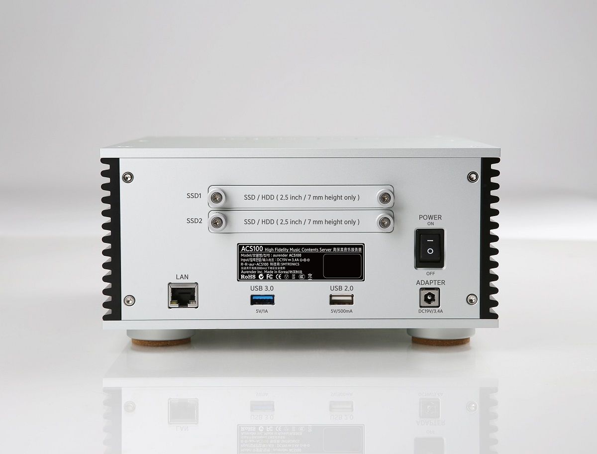 Медиасервер AURENDER ACS100-2T silver