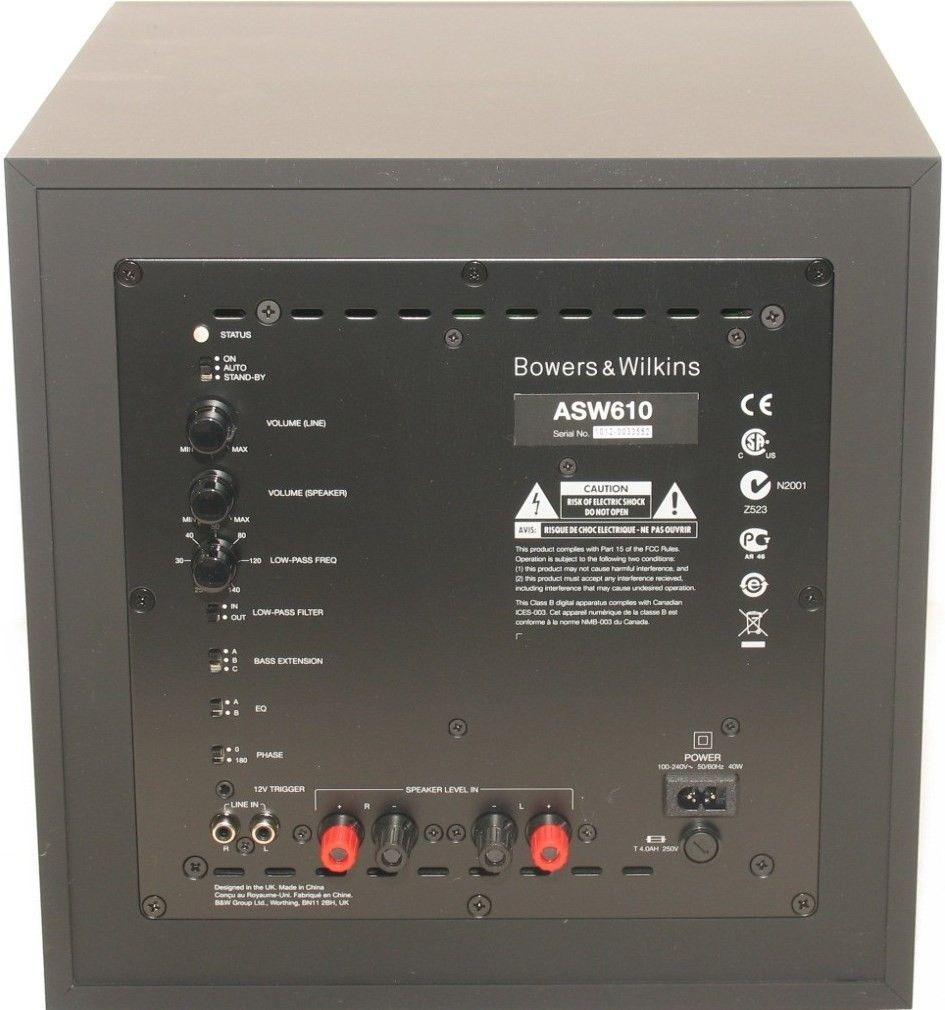 Сабвуфер B&W ASW 610 (2018) Black