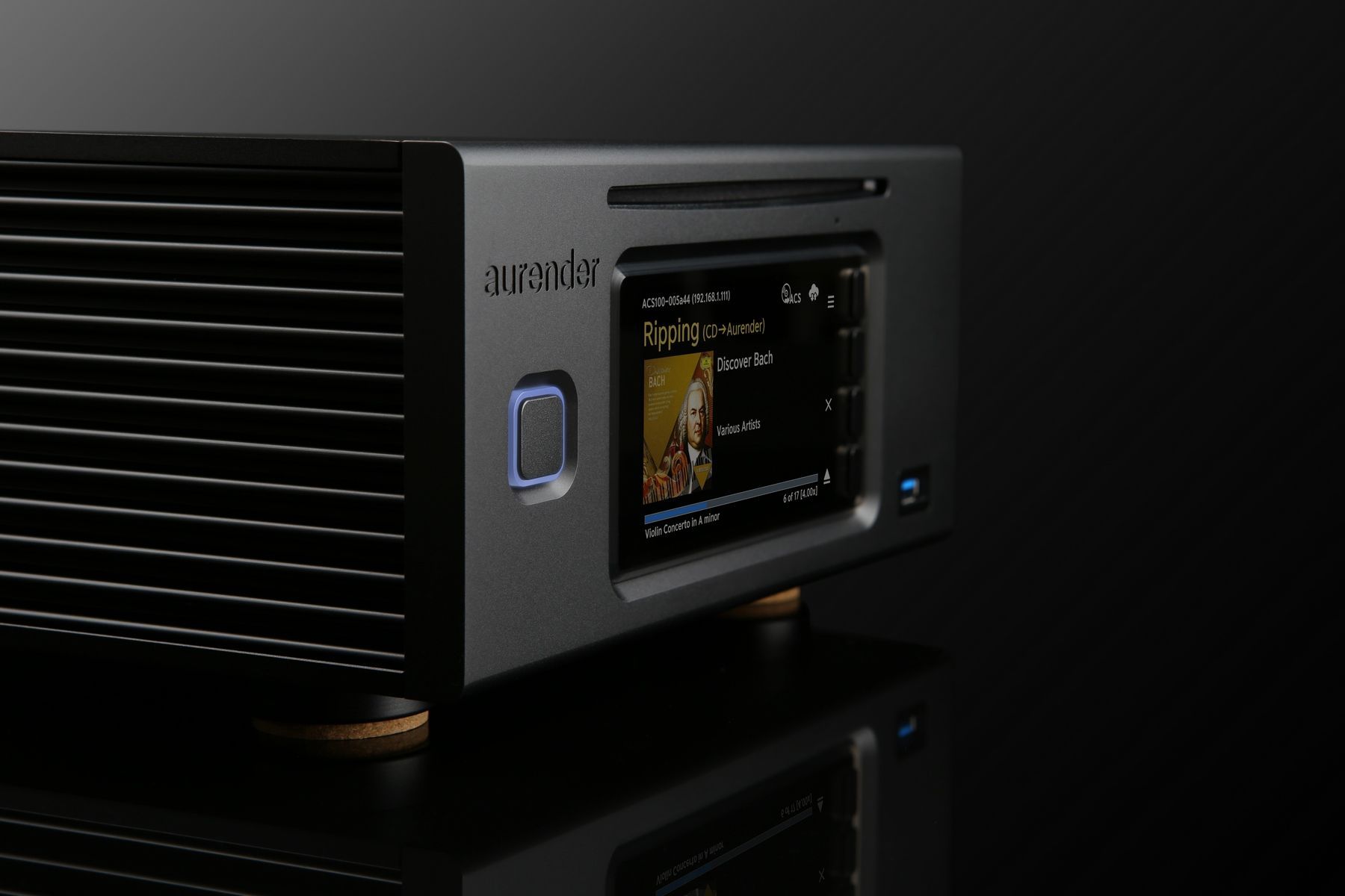 Медиасервер AURENDER ACS100-2T Black
