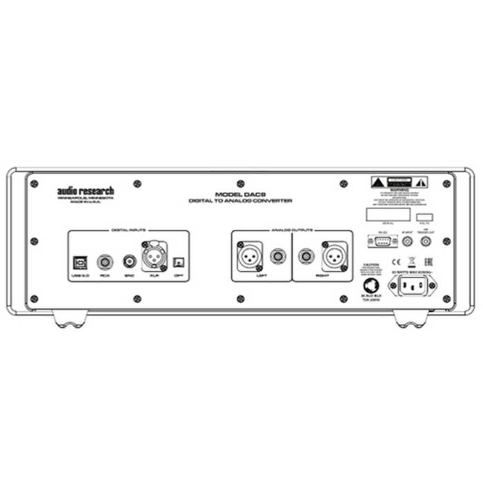 Цифро-аналоговый преобразователь AUDIO RESEARCH DAC9 BLACK