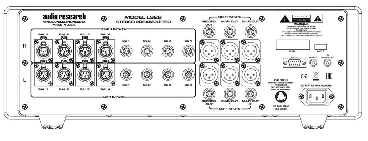 Предварительный усилитель AUDIO RESEARCH LS 28 BLACK