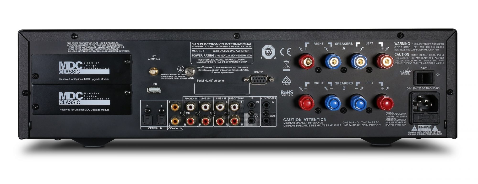 Cтереоусилитель NAD C 388 black