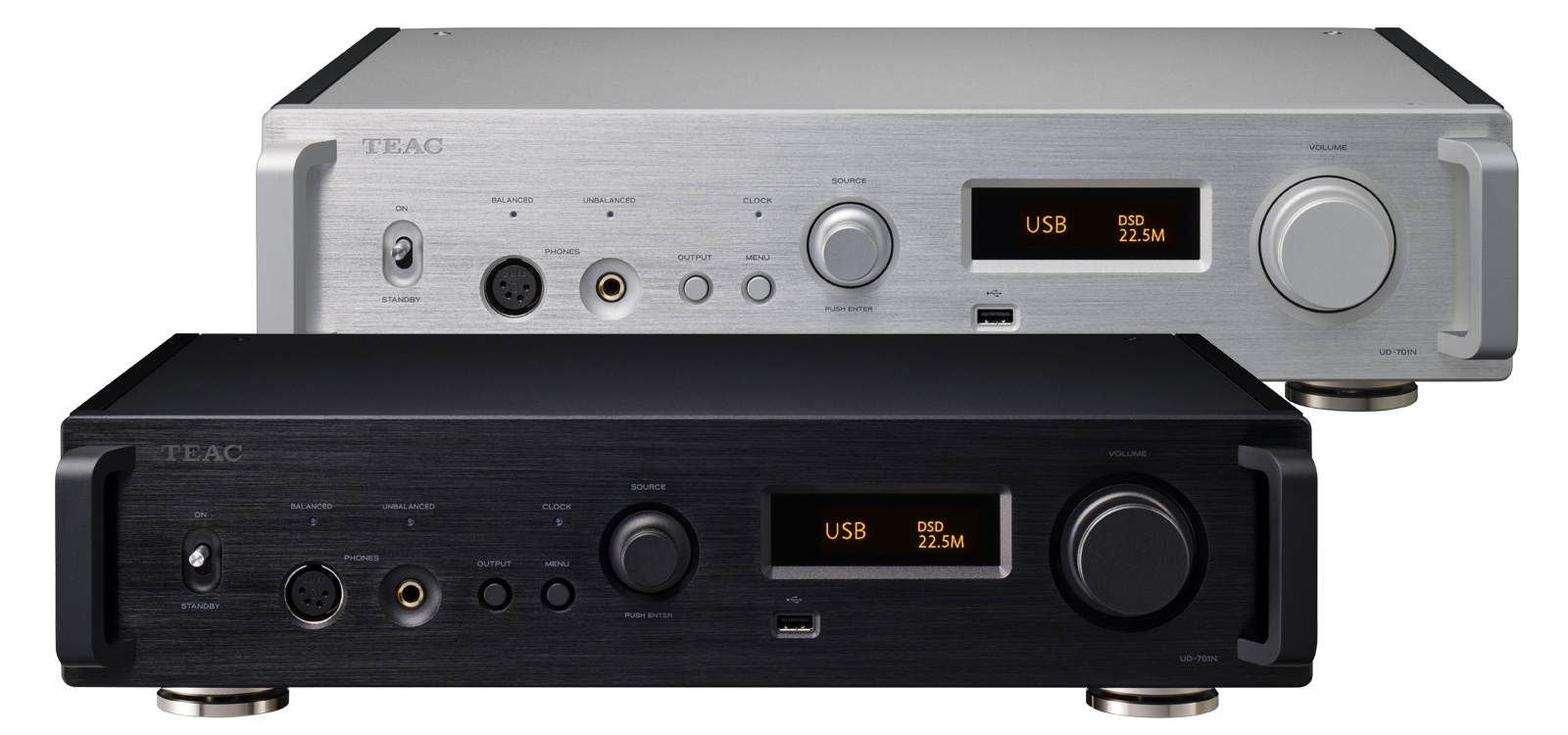 DSD ЦАП/пред.усилитель/сетевой плеер TEAC UD-701 Silver