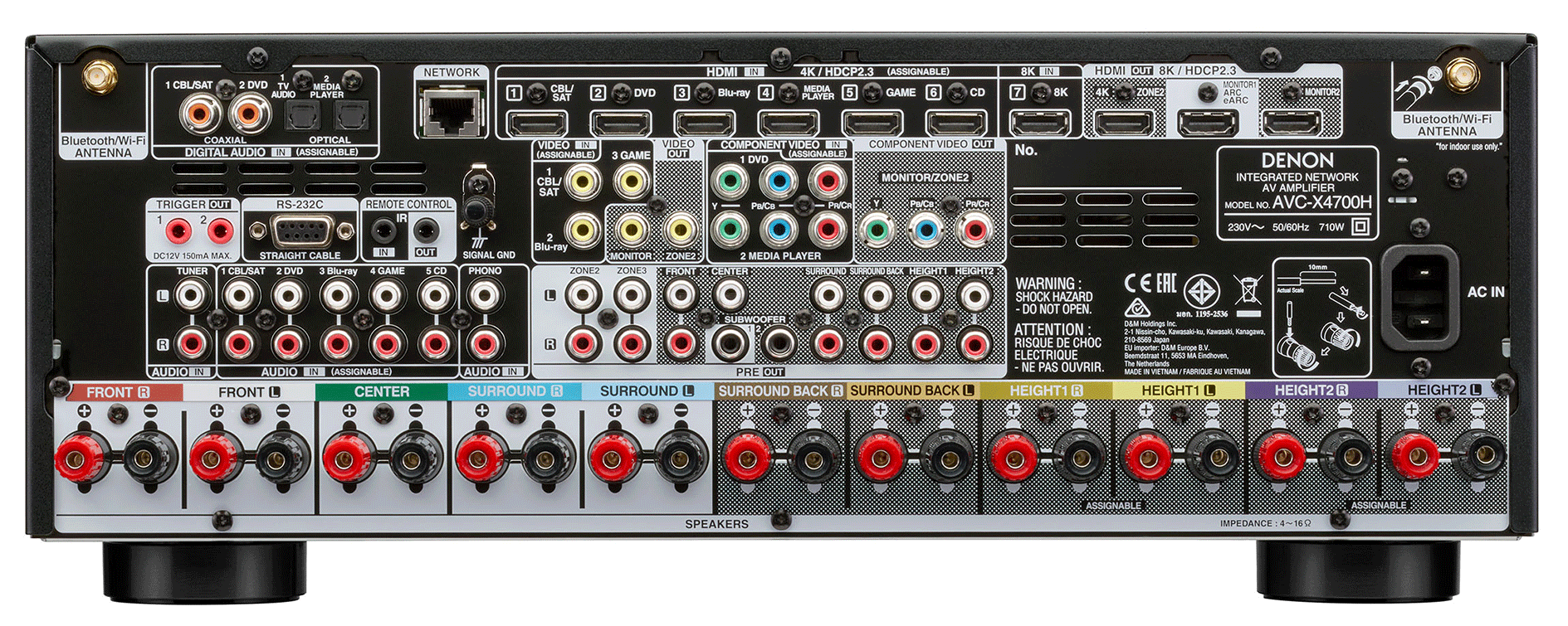 AV ресивер Denon AVC-X4700H black