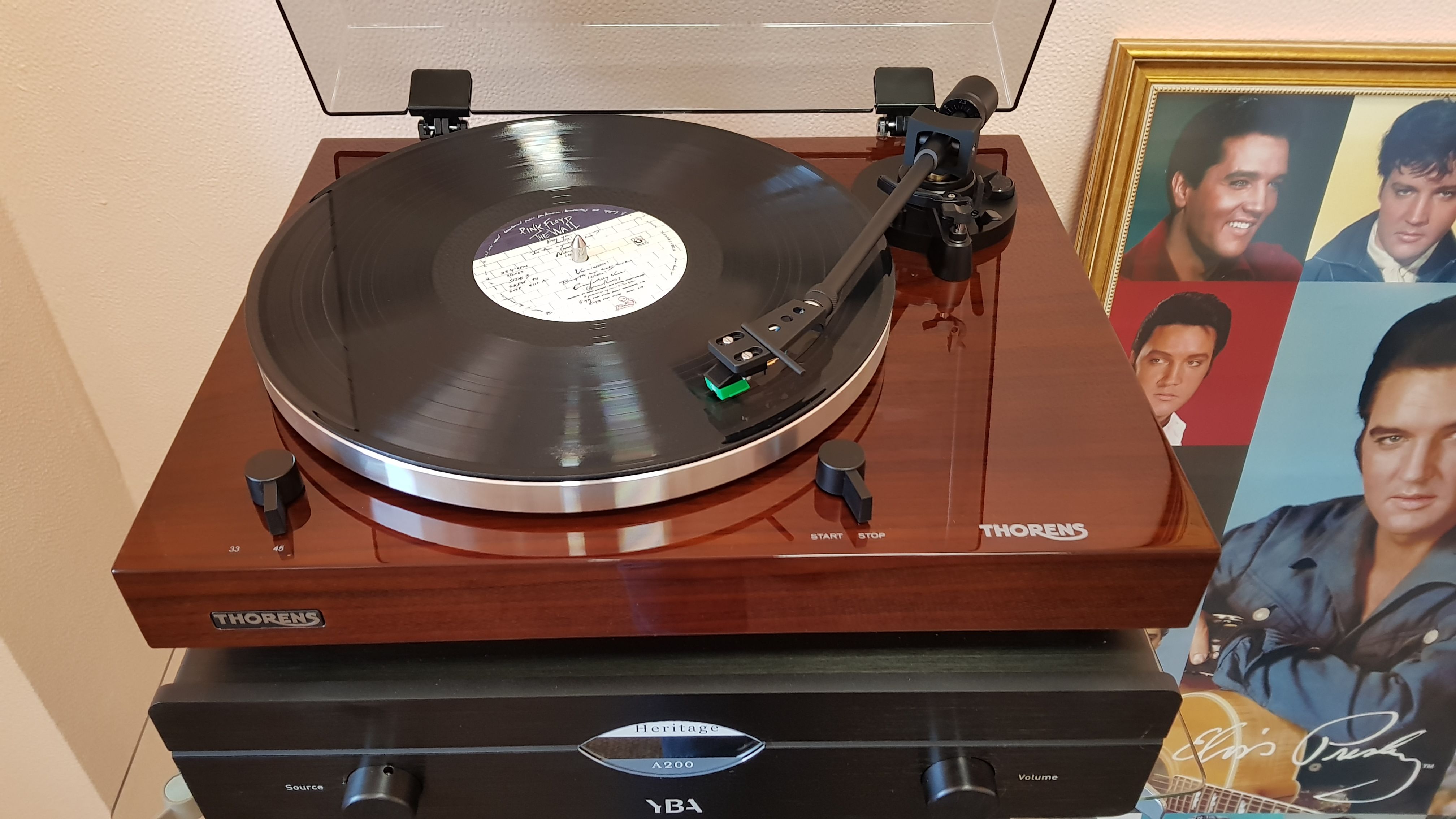 Thorens TD 202 (AT95E) high gloss walnut